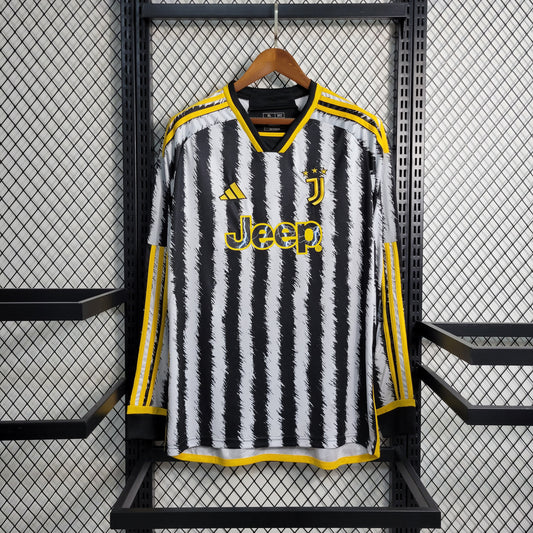 23-24 Juventus Home Long Sleeve Size S-XXL | 复古/Retro | B3 | Betty ali Chinese suppliers