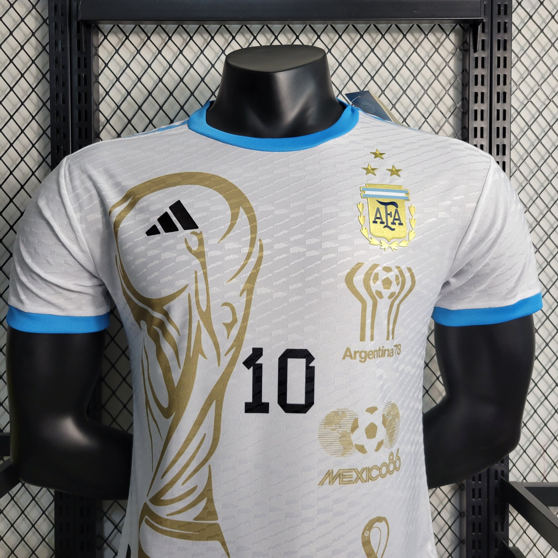 23-24 Players Argentina World Cup Size S-XXL | 衬衫 | M3-9 | Betty ali Chinese suppliers