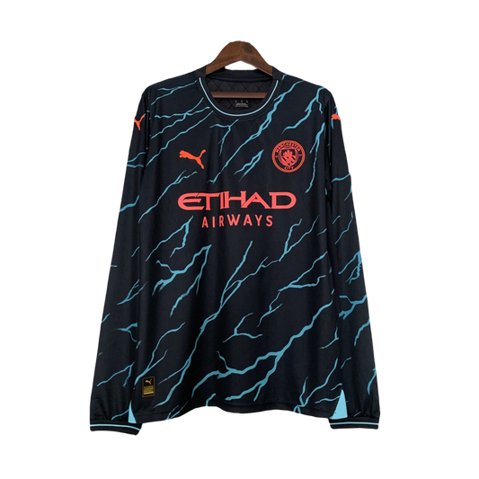 2023/24 Long Sleeve Manchester City Third Away Shirt