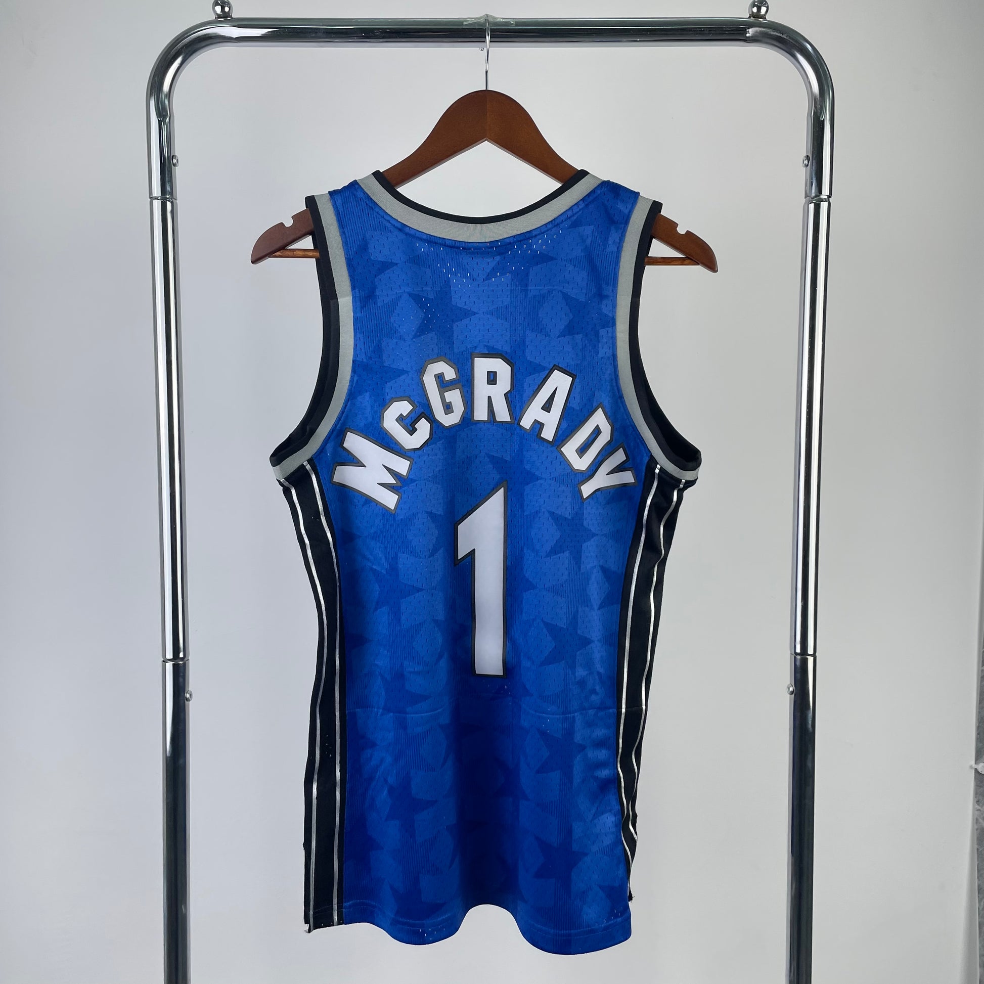 MN hot-pressed retro jersey: SW Magic 00/01 season dark star NBA : #1 | NBA | NBA | Betty ali Chinese suppliers