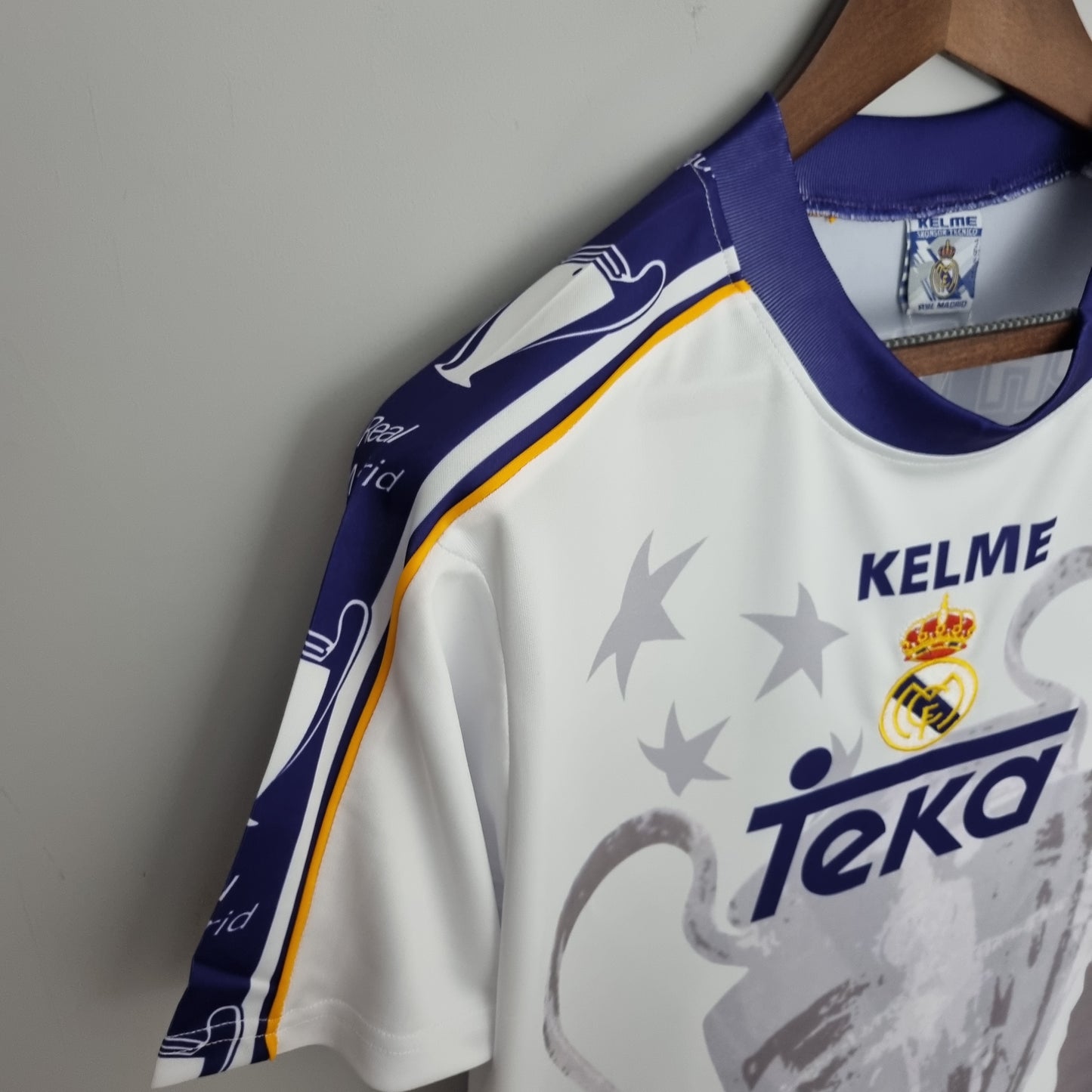 Retro 97-98 Real Madrid Champions League 7 Champions Commemorative Edition S-XXL | 复古/Retro | R | Betty ali Chinese suppliers