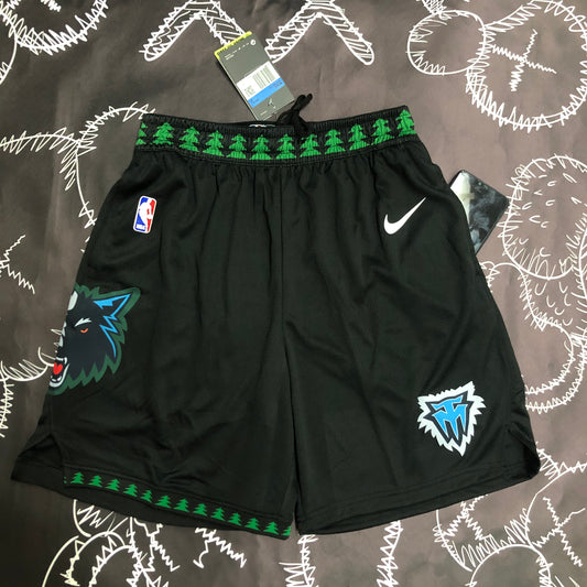 Timberwolves Vintage Black Shorts（NBA）Size S-XXL | 短裤 | NBA | 中国供应商