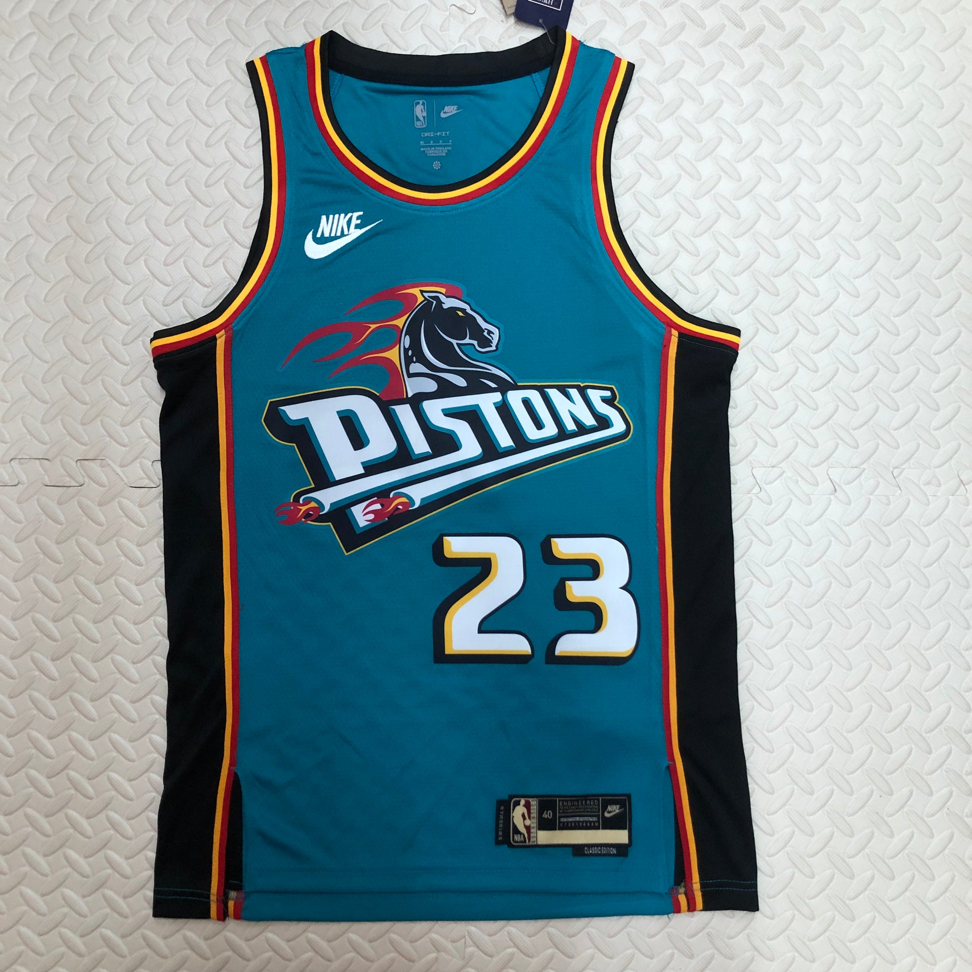 23 season Pistons retro  NBA :  #33#23#2 | NBA | NBA | Betty ali Chinese suppliers