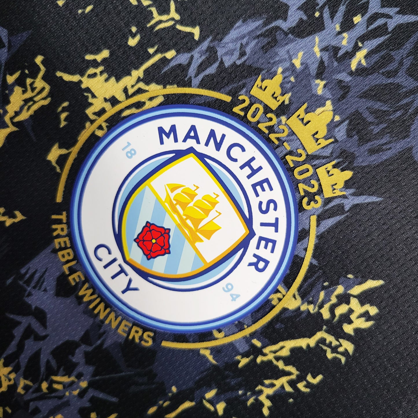 23-24 Manchester City Black Gold Special Edition Size S-XXL(fan version) | 衬衫 | M2-1 | Betty ali Chinese suppliers