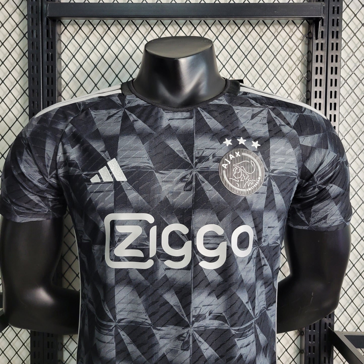 23-24 Player Ajax Black Size S-XXL | 衬衫 | M2-1 | Betty ali Chinese suppliers