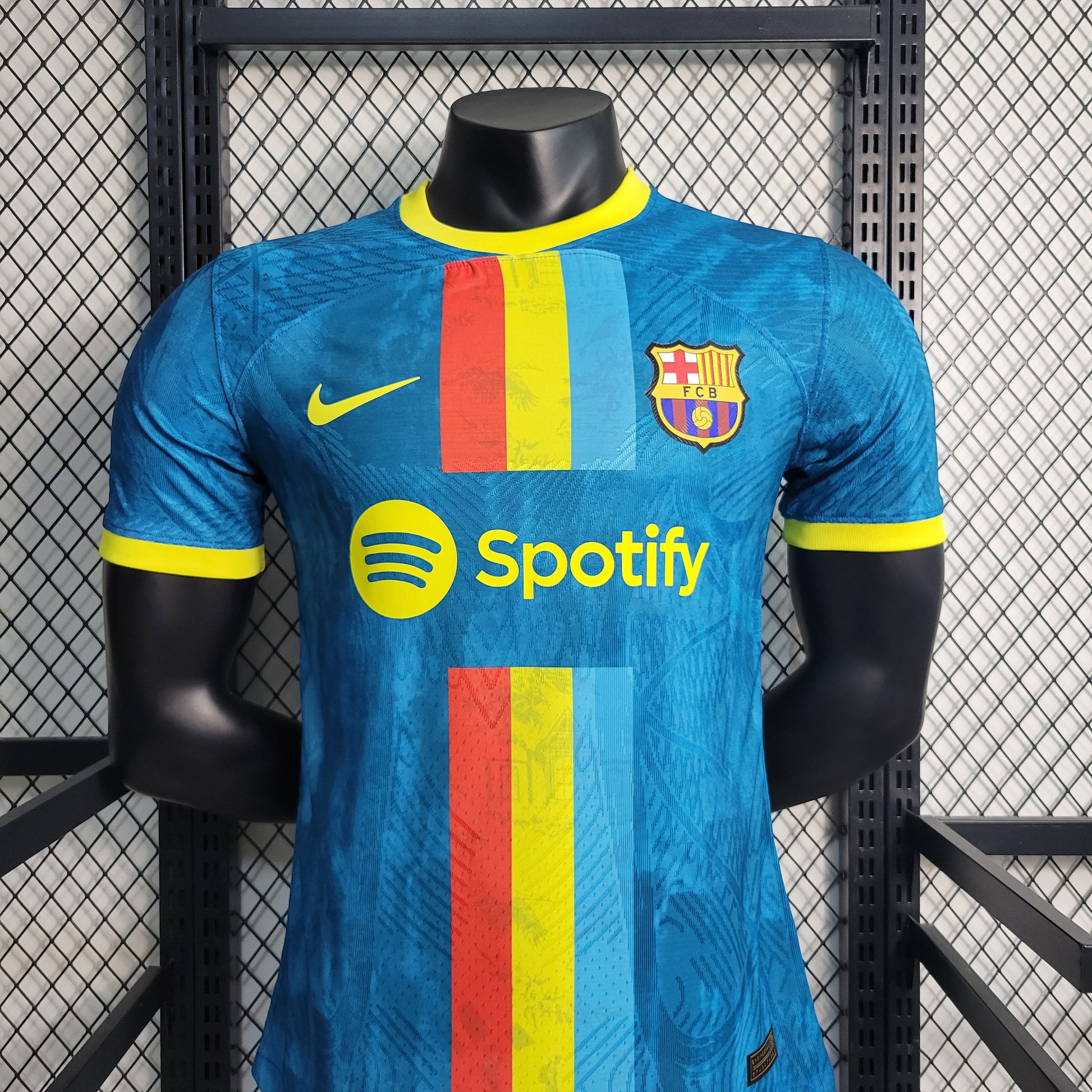 23-24 Players Barcelona Blue Classic Size S-XXL | 衬衫 | P2-3 | Betty ali Chinese suppliers