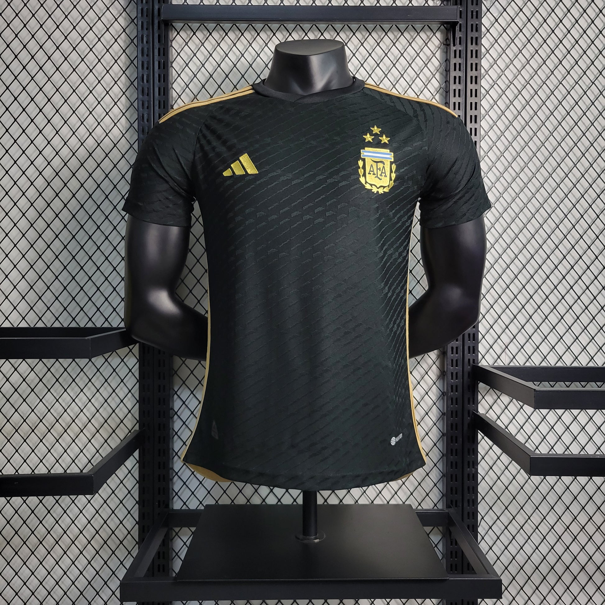 23-24 Player Argentina Black Size S-XXL | 衬衫 | P3-9 | Betty ali Chinese suppliers