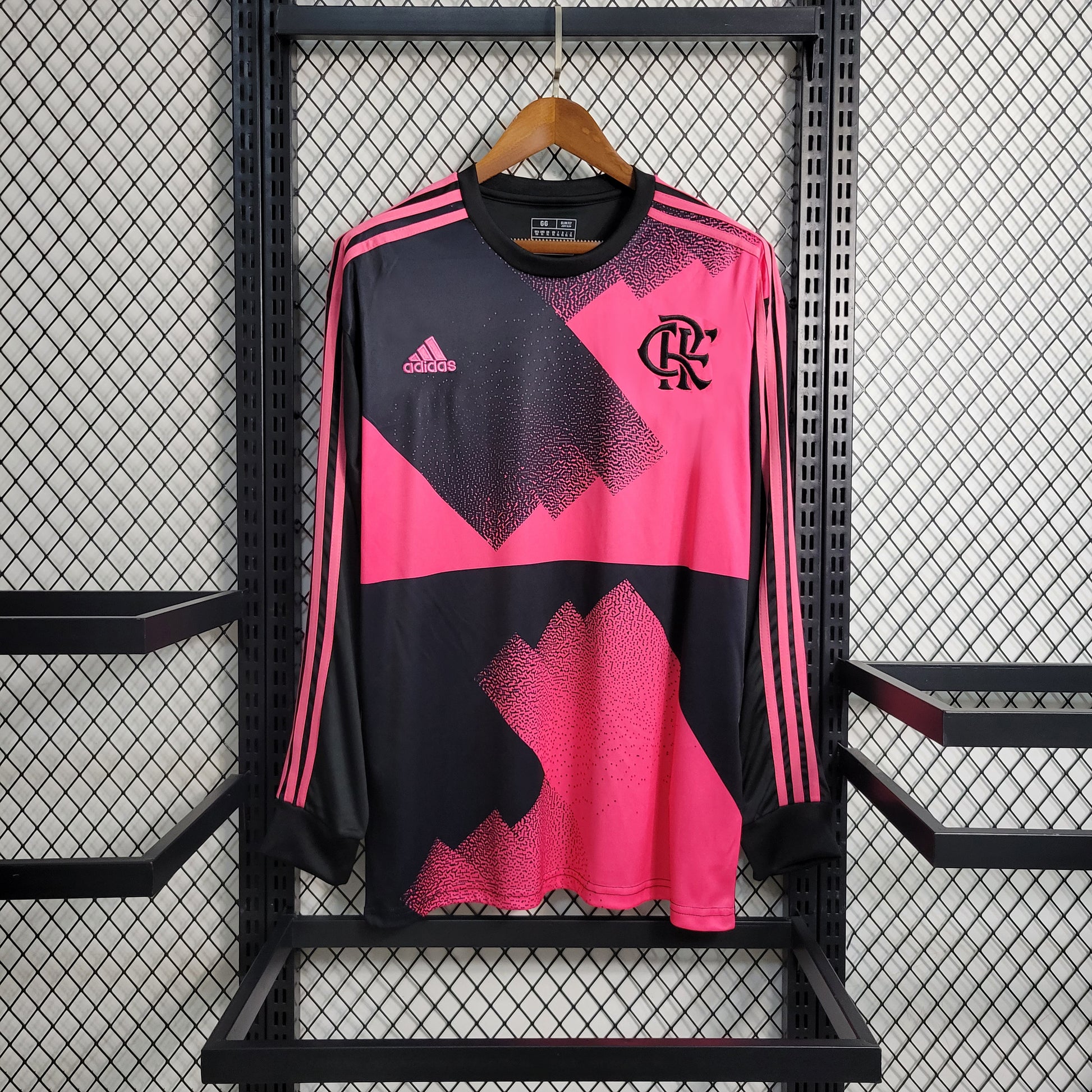 23-24 Flamengo Pink Long Sleeve Size S-XXL | 复古/Retro | M1-1 | Betty ali Chinese suppliers