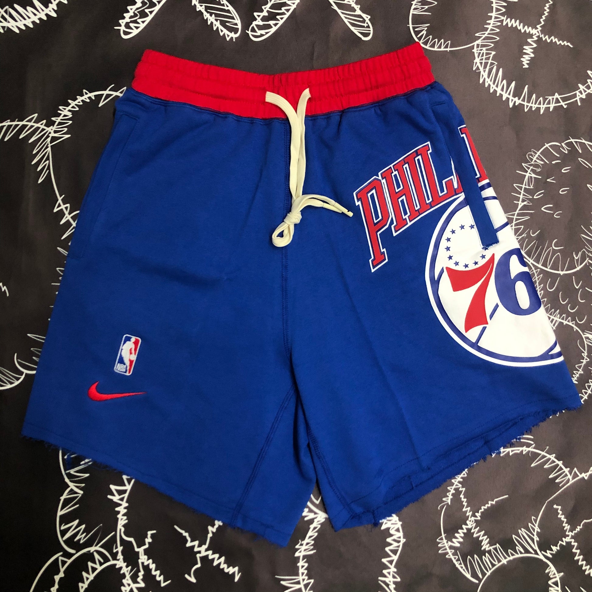 NBA Cotton Shorts 76ers（NBA）Size S-XXL | 短裤 | NBA | 中国供应商