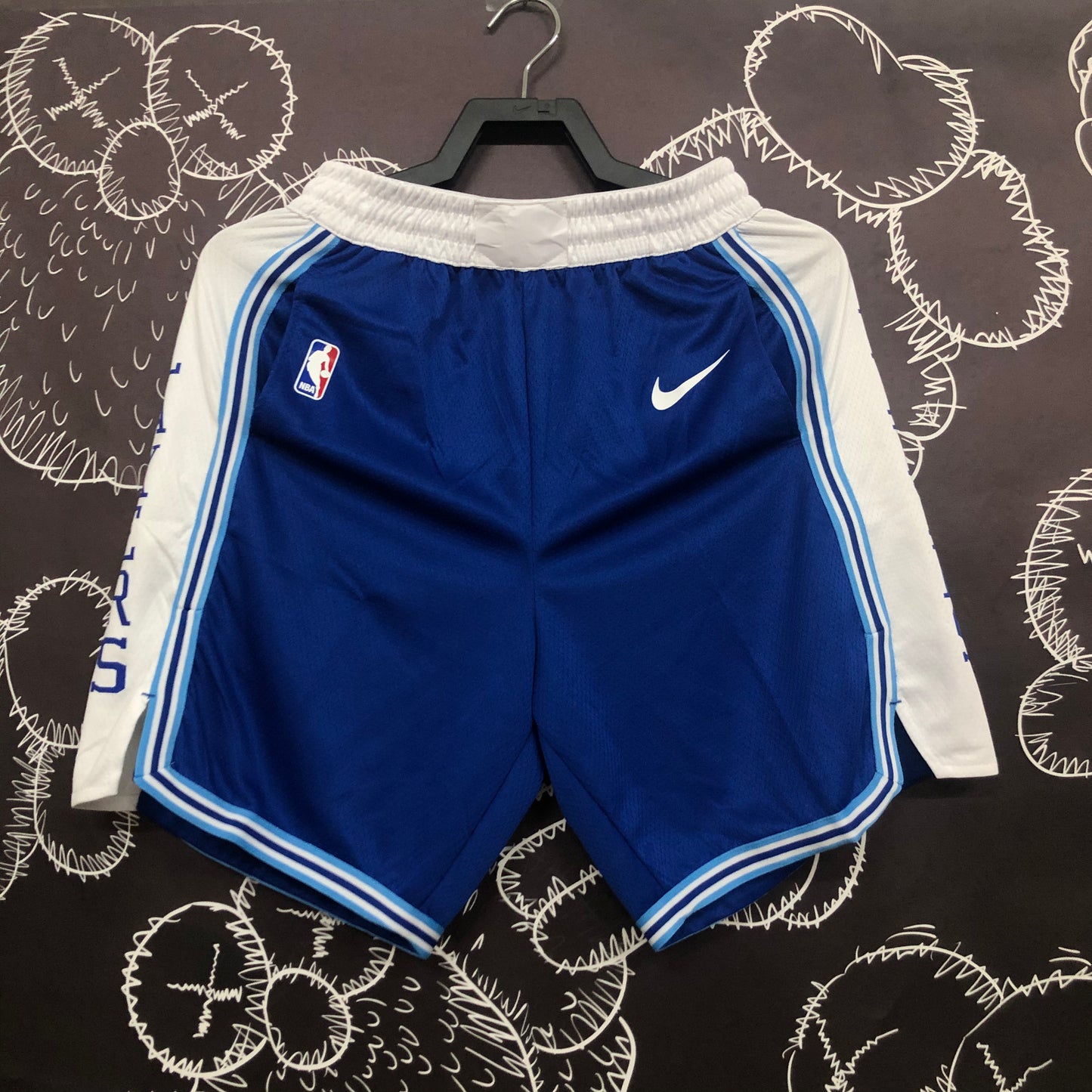 Lakers blue retro shorts（NBA）Size S-XXL | 短裤 | NBA | 中国供应商