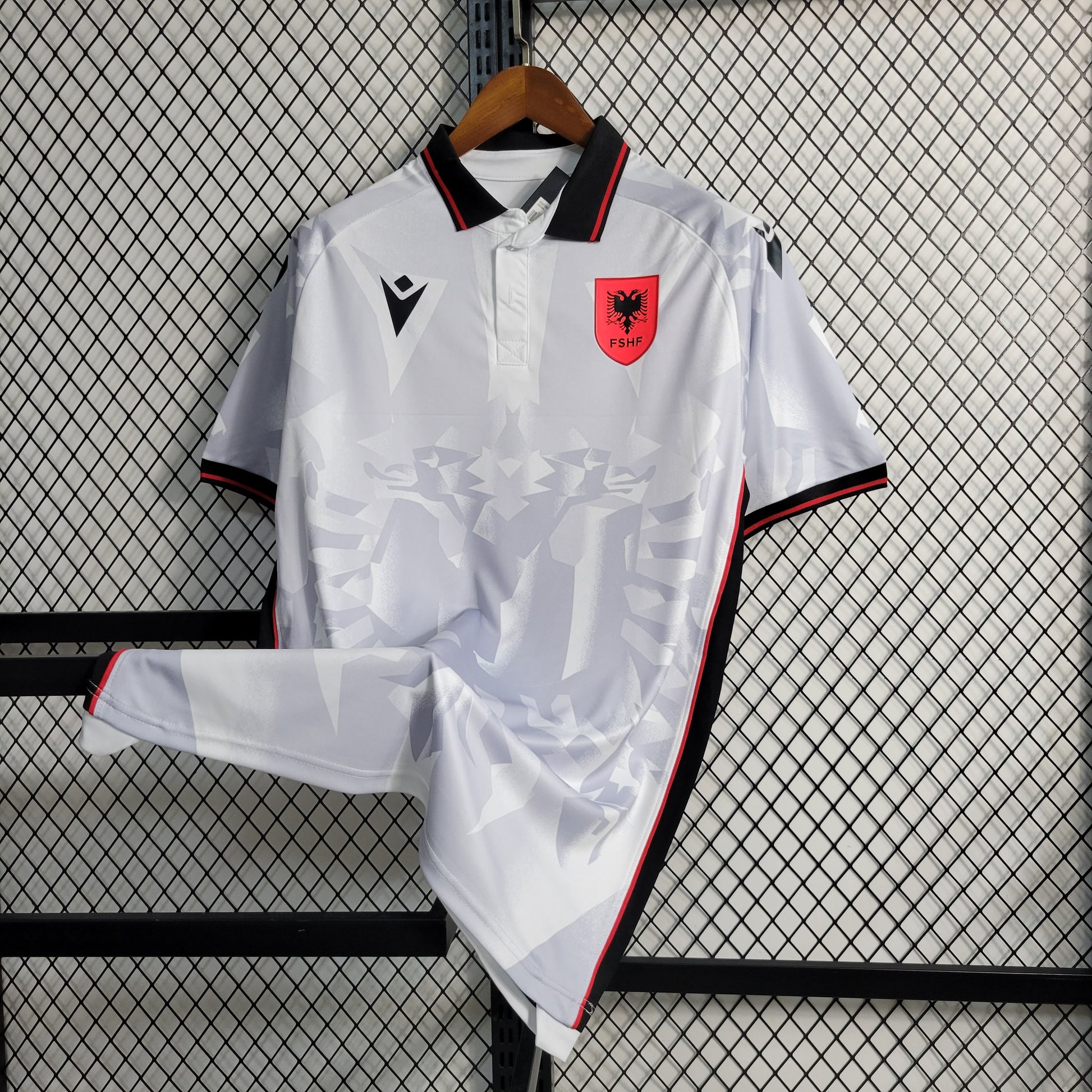 23-24 Albania away size S-XXL（Men's Fan Edition） | 衬衫 | M5-1 | Betty ali Chinese suppliers