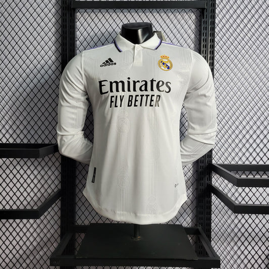 22/23 Players Long Sleeves Real Madrid HomeS-XXL | 衬衫 | P2-3 | Betty ali Chinese suppliers