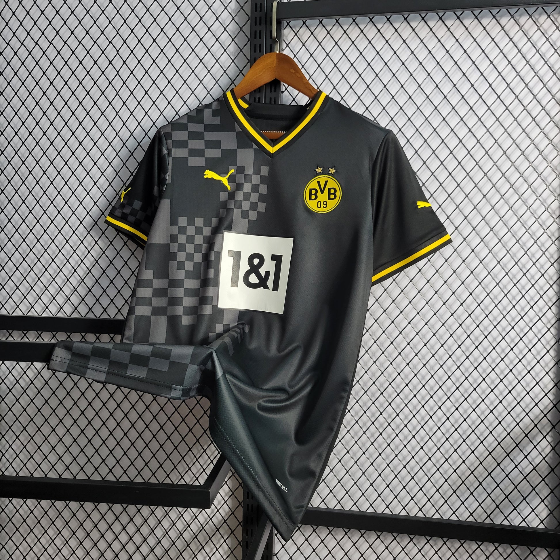 22/23 DVD Dortmund away size S-4XL（Men's Fan Edition） | 衬衫 | M2-5 | Betty ali Chinese suppliers