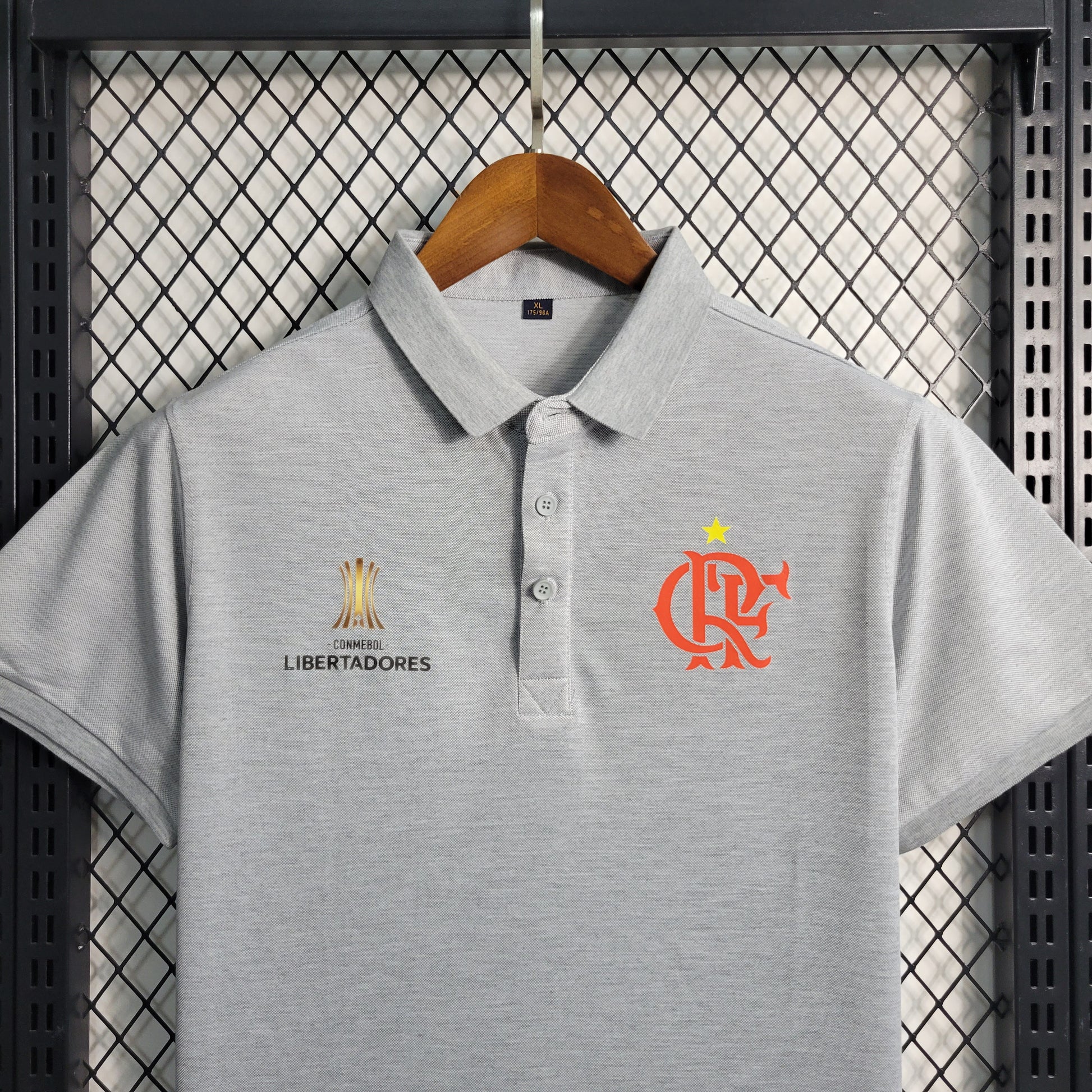 Flamengo POLO Grey Size S-4XL(Fans Edition) | M1-1 | Betty ali Chinese suppliers