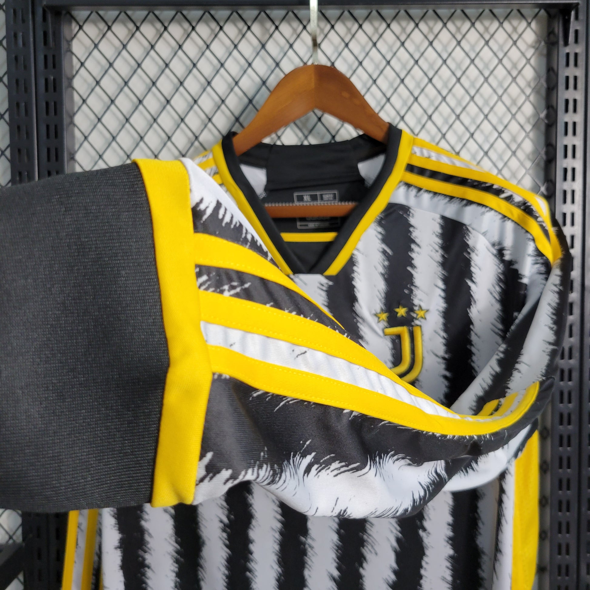 23-24 Juventus Home Long Sleeve Size S-XXL | 复古/Retro | B3 | Betty ali Chinese suppliers