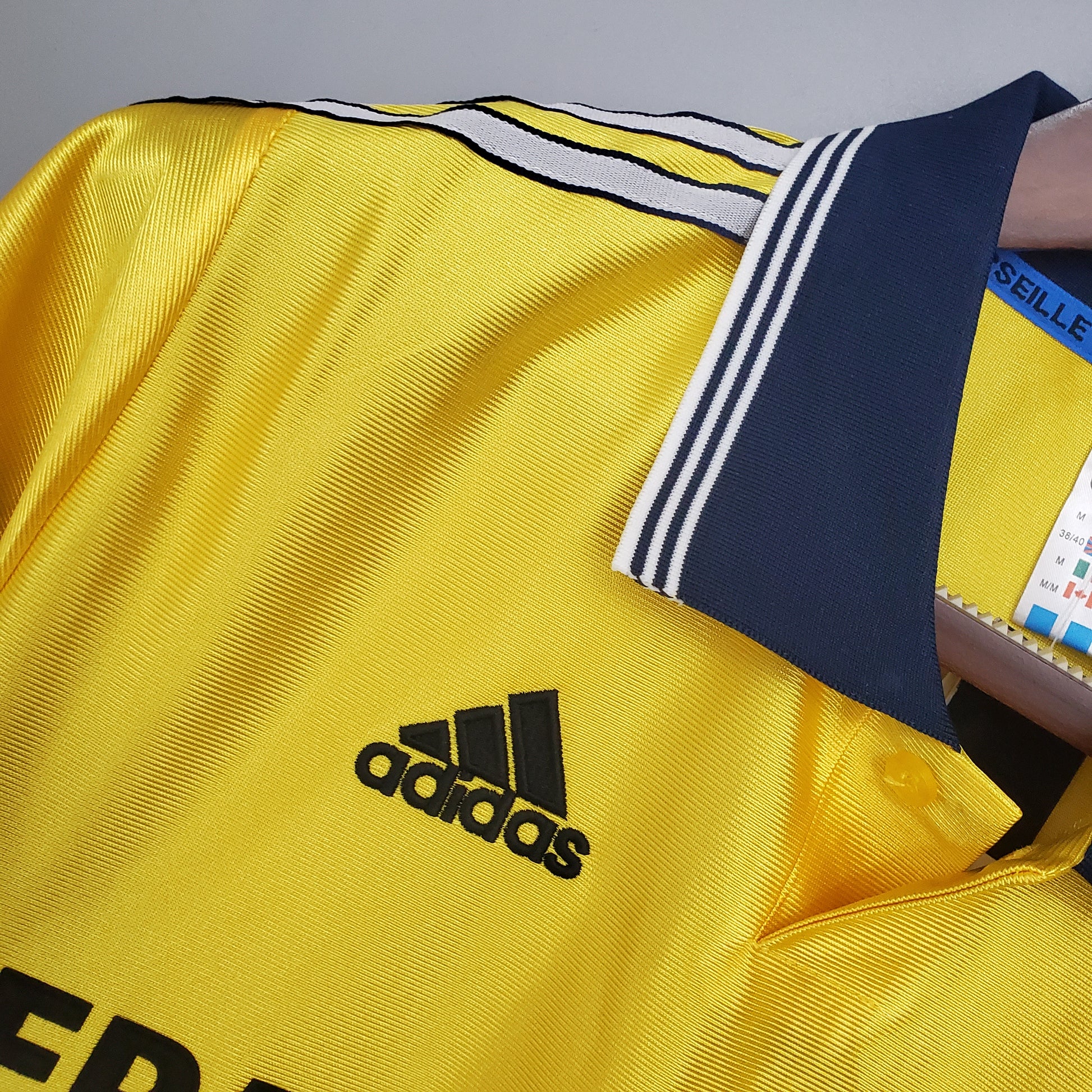 Retro 98/99 Marseille away yellow S-XXL | 复古/Retro | R | Betty ali Chinese suppliers