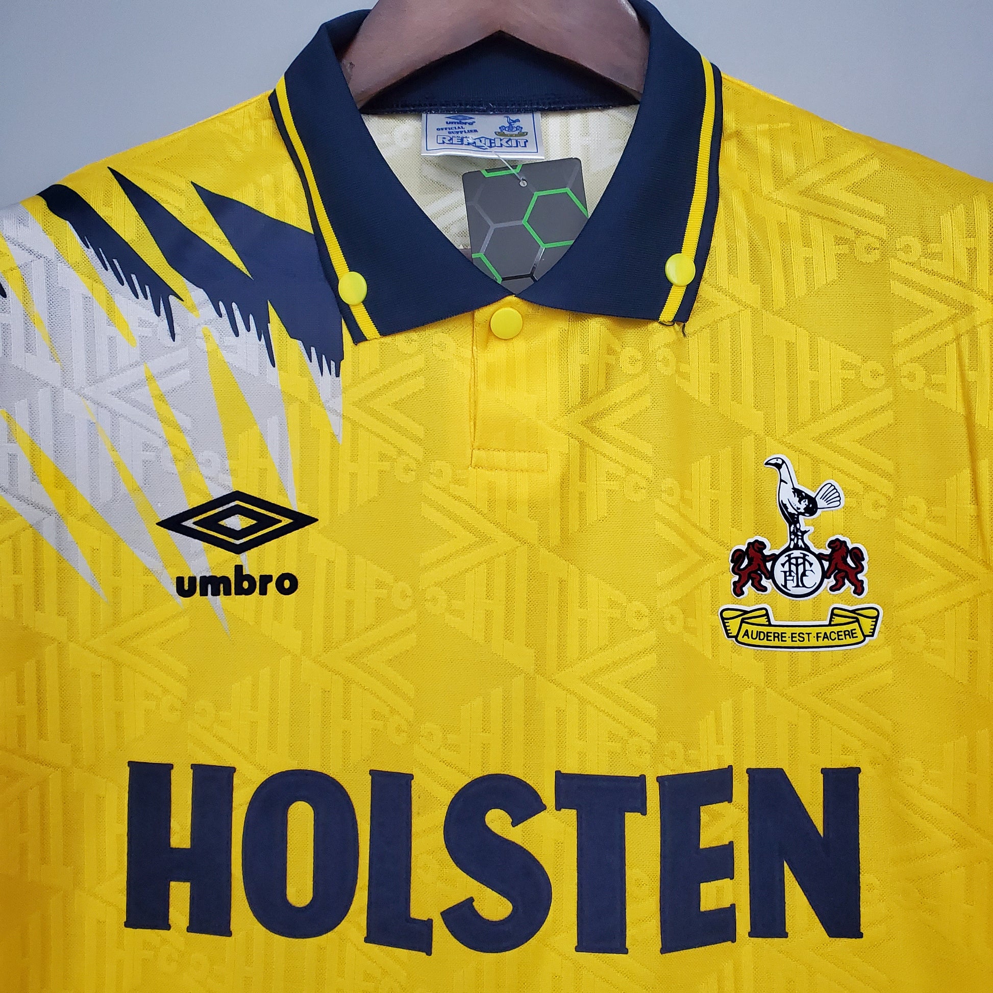 Retro Tottenham 92/94 Away Yellow S-XXL | 复古/Retro | R | Betty ali Chinese suppliers