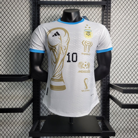 23-24 Players Argentina World Cup Size S-XXL | 衬衫 | M3-9 | Betty ali Chinese suppliers