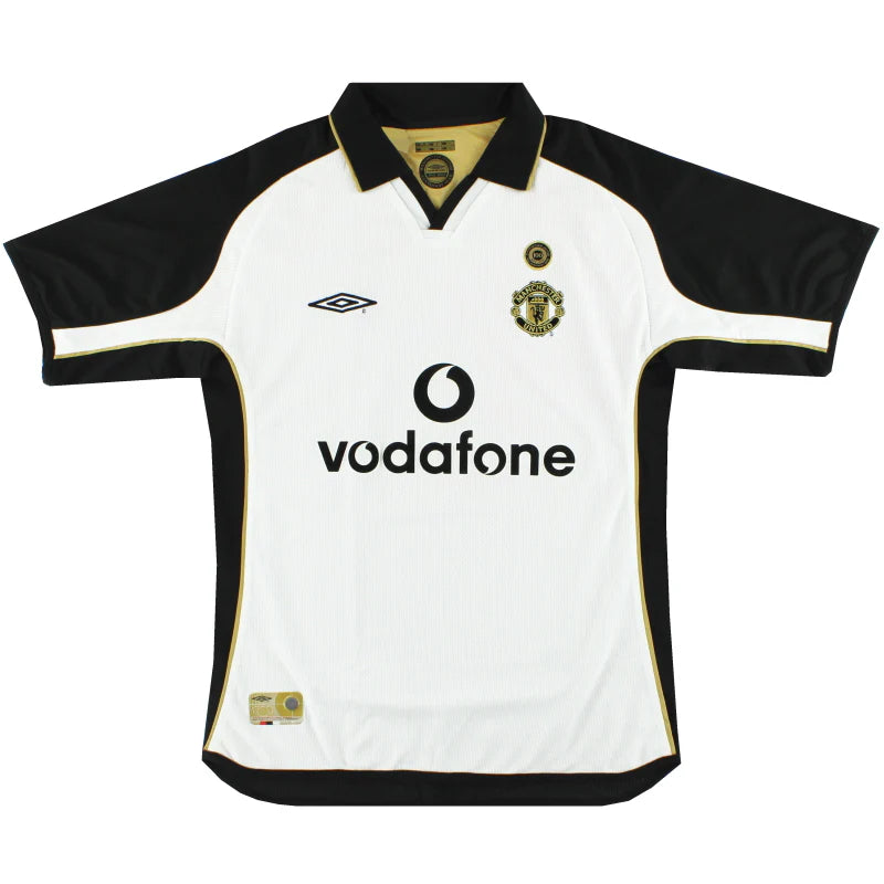 2001-02 Manchester United Umbro Centenary Reversible Away Shirt