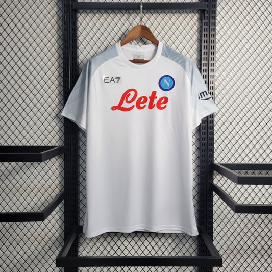 23-24 Naples White away size S-3XL（Men's Fan Edition） | 衬衫 | M2-2 | Betty ali Chinese suppliers