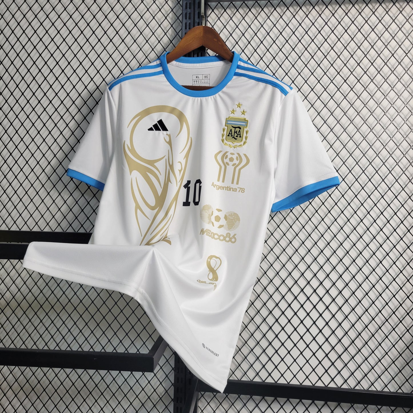 23-24 Argentina World Cup Size S-XXL（Men's Fan Edition） | 衬衫 | M3-9 | Betty ali Chinese suppliers