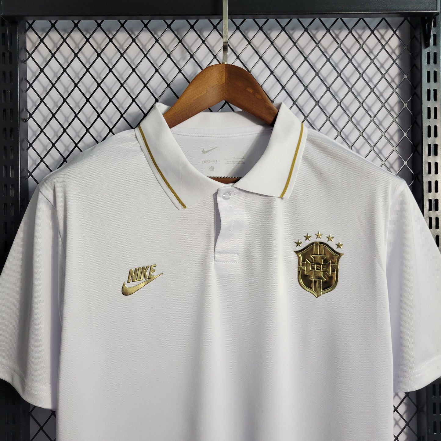 22/23 Brazil POLO Gold Nike Size S-XXL（Men's Fan Edition） | 巴西甲级联赛/Brazilian Serie A | M1-1 | Betty ali Chinese suppliers