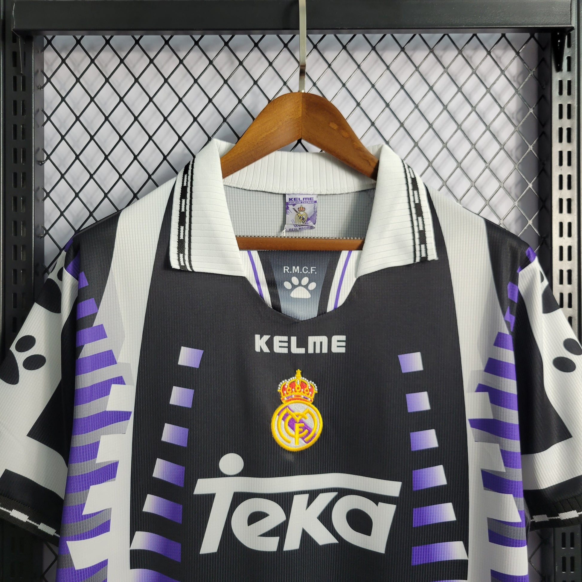 Retro 97/98 Real Madrid 2 away S/2XL | 复古/Retro | R | Betty ali Chinese suppliers