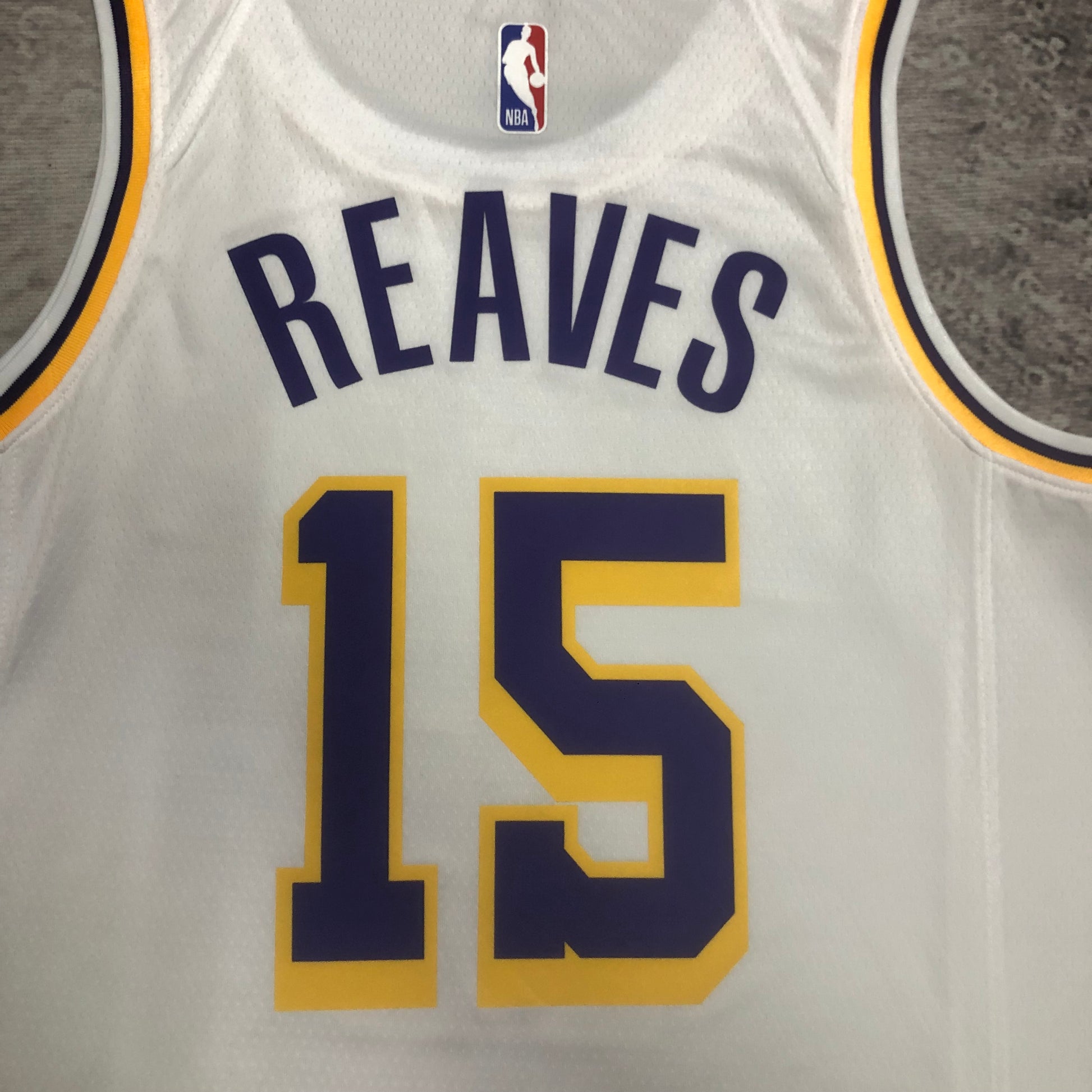 23 season Lakers round neck white #15 Rivers NBA | NBA | NBA | Betty ali Chinese suppliers