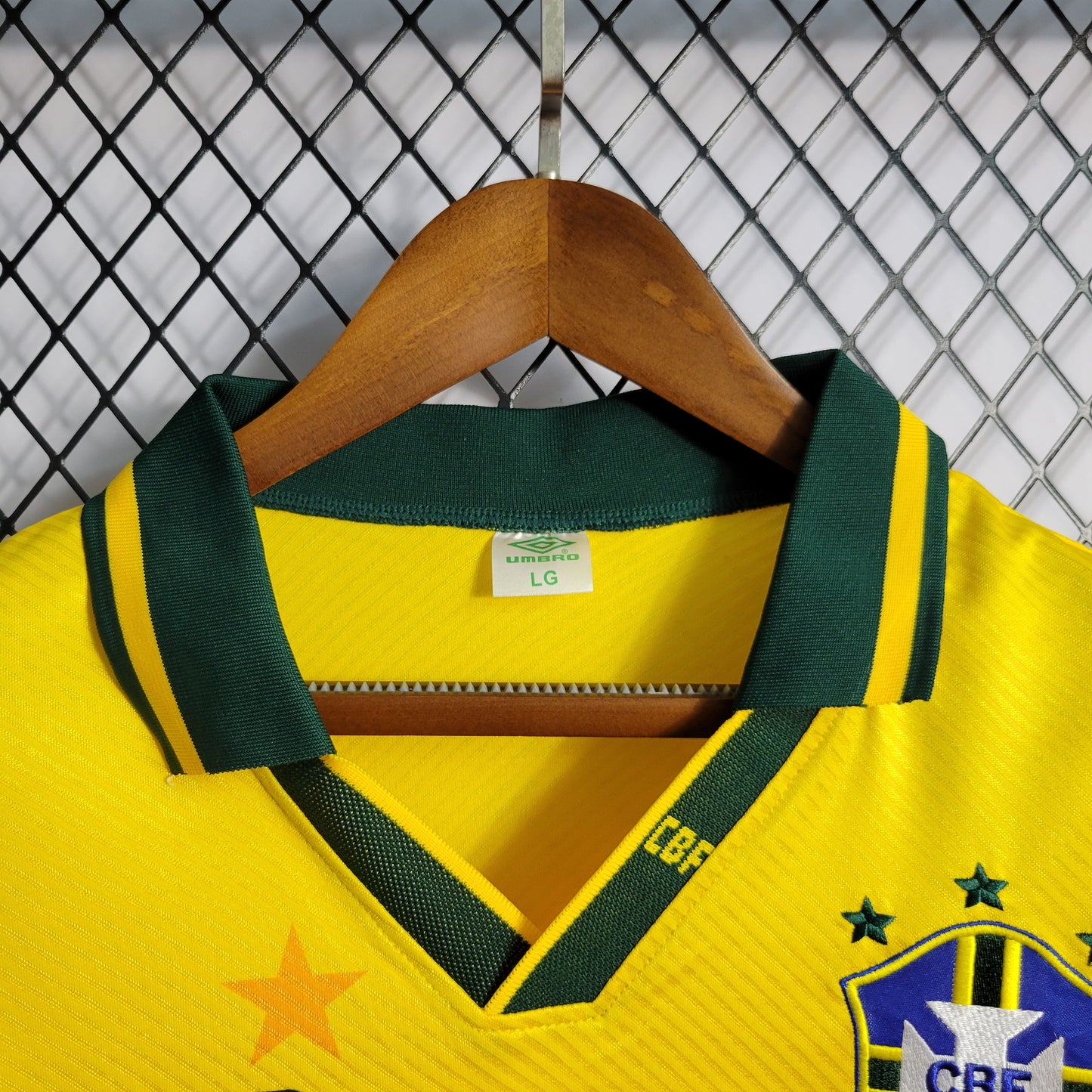 Embroidered Edition 1993/94 Brazil Home Retro S-XXL | 复古/Retro | R | Betty ali Chinese suppliers