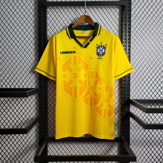 Embroidered Edition 1993/94 Brazil Home Retro S-XXL | 复古/Retro | R | Betty ali Chinese suppliers