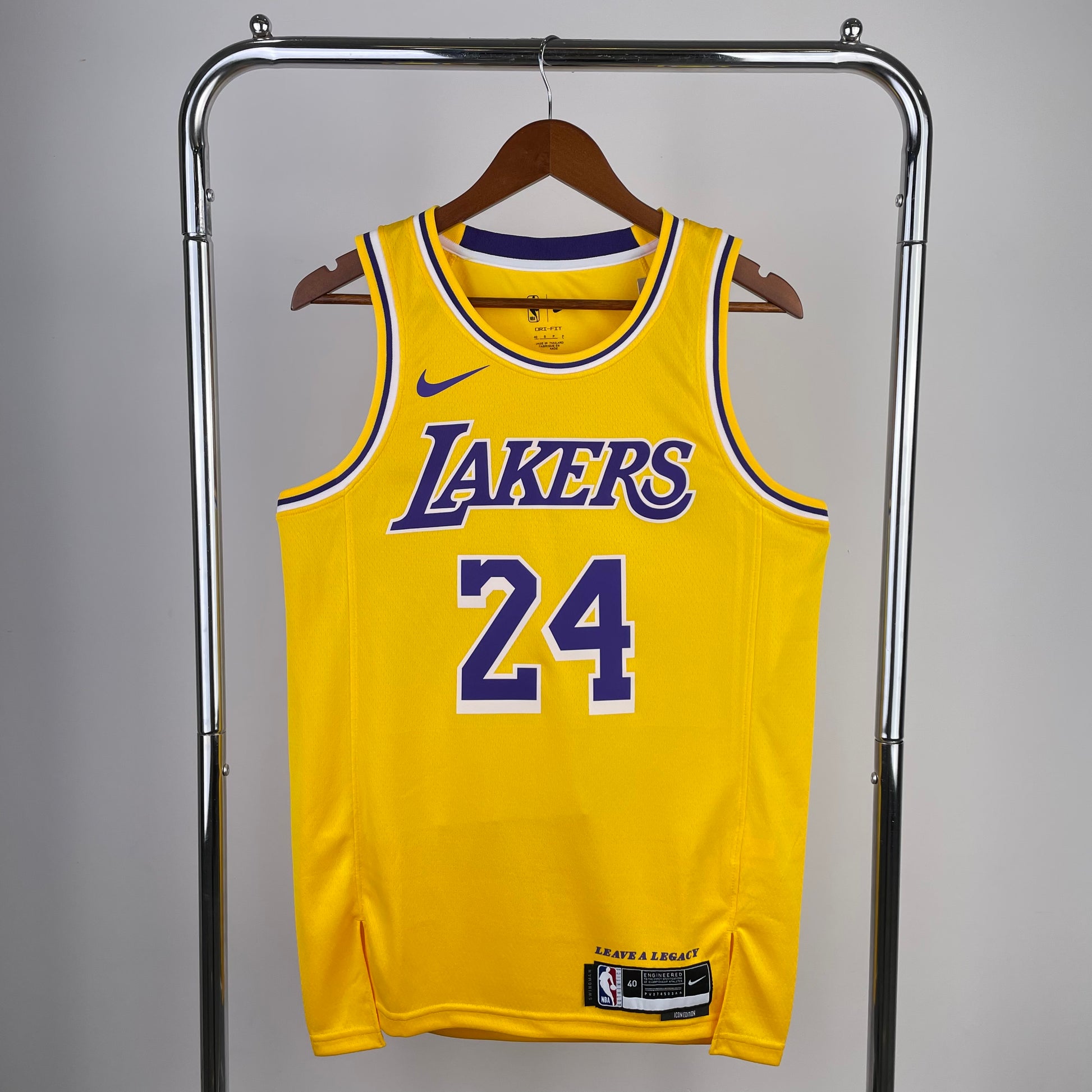 23 season Lakers round neck yellow #24 #23 #15#8 #6 #3NBA | NBA | NBA | Betty ali Chinese suppliers