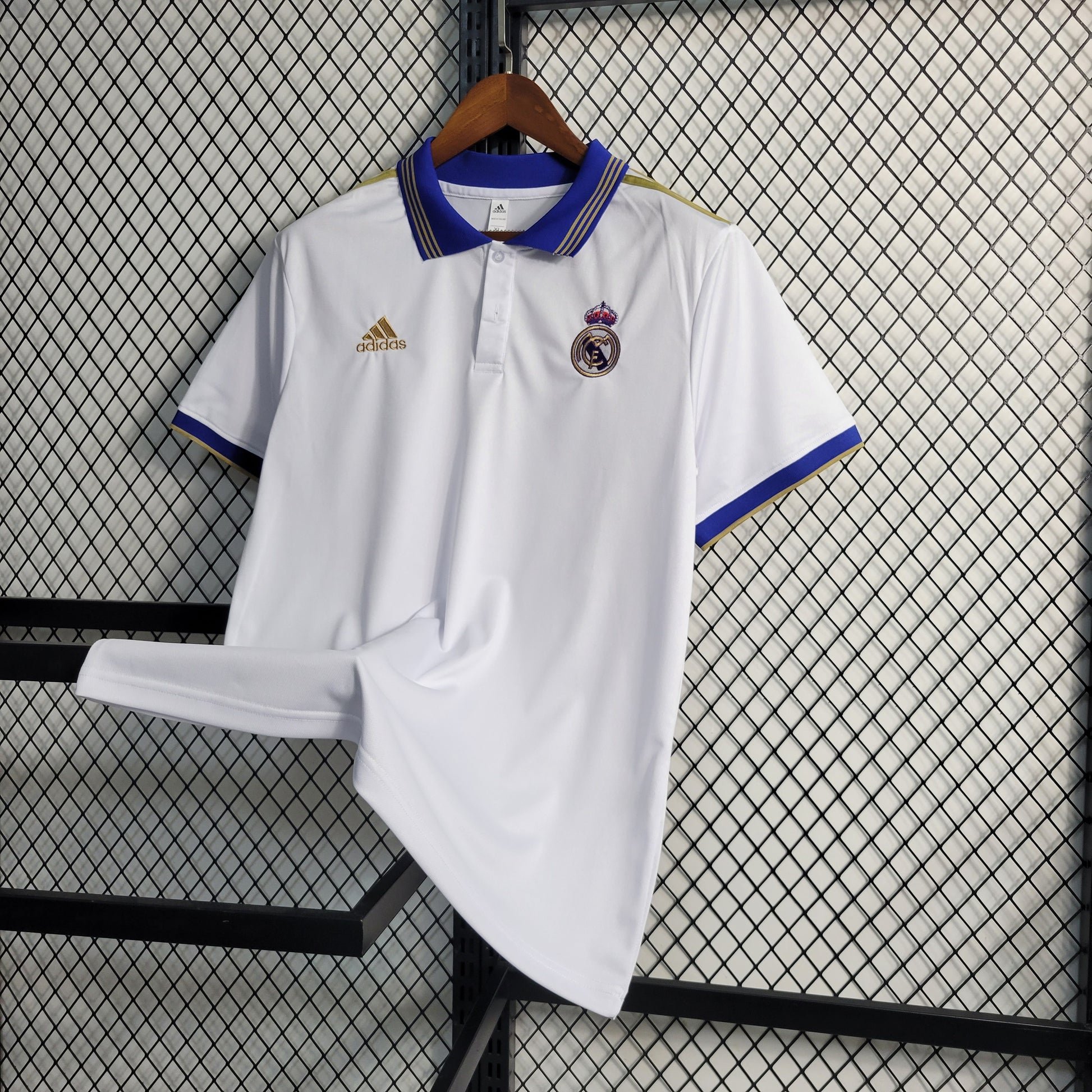 23-24 Real Madrid White POLO Size S-XXL（Men's fan version） | 衬衫 | M2-3 | 中国供应商