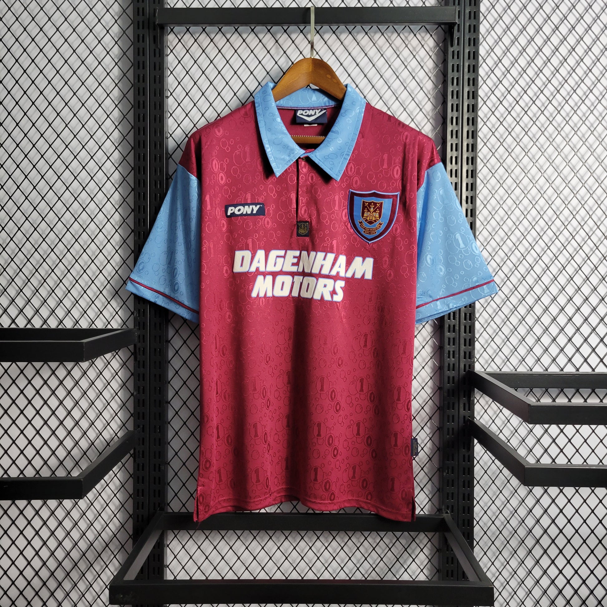 Retro 1995-97 West Ham home S-XXL | 复古/Retro | R | Betty ali Chinese suppliers