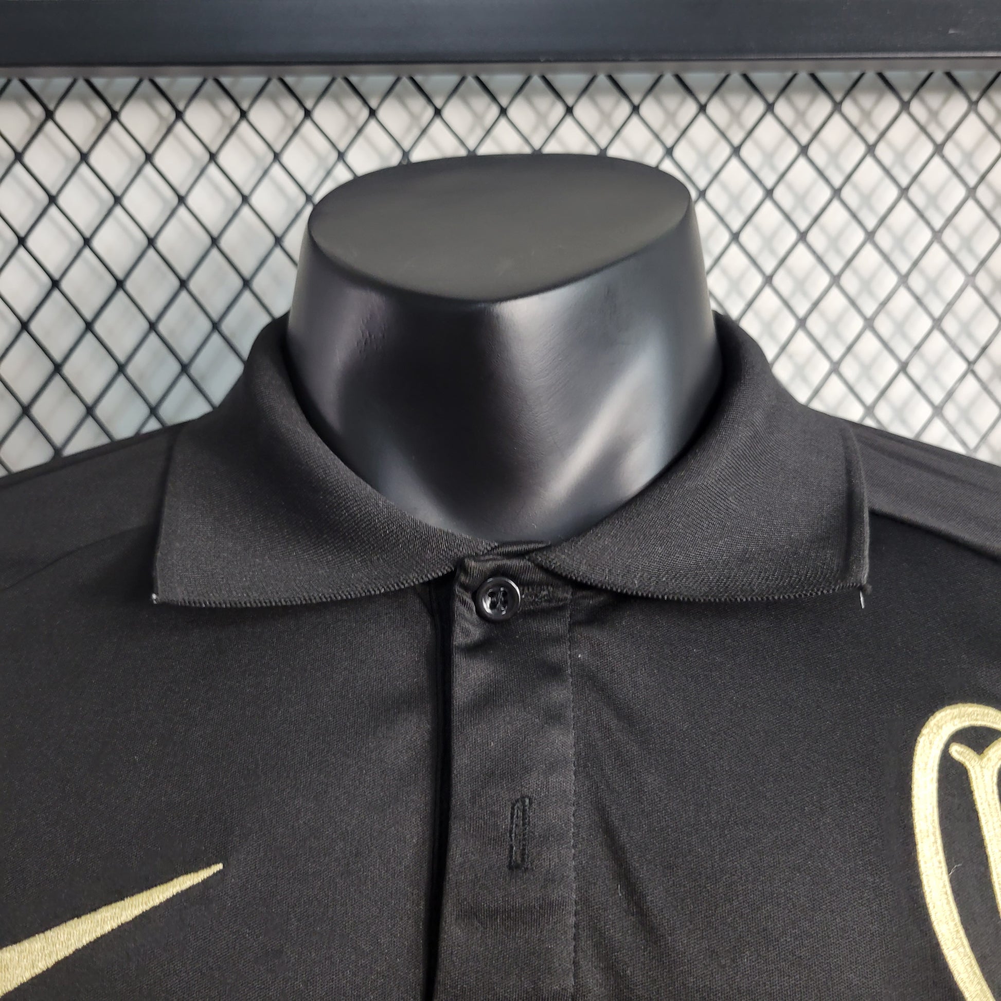 23-24 POLO Corinthians Black Training Suit Size S-XXL（Men's Fan Edition） | 衬衫 | M1-1 | Betty ali Chinese suppliers