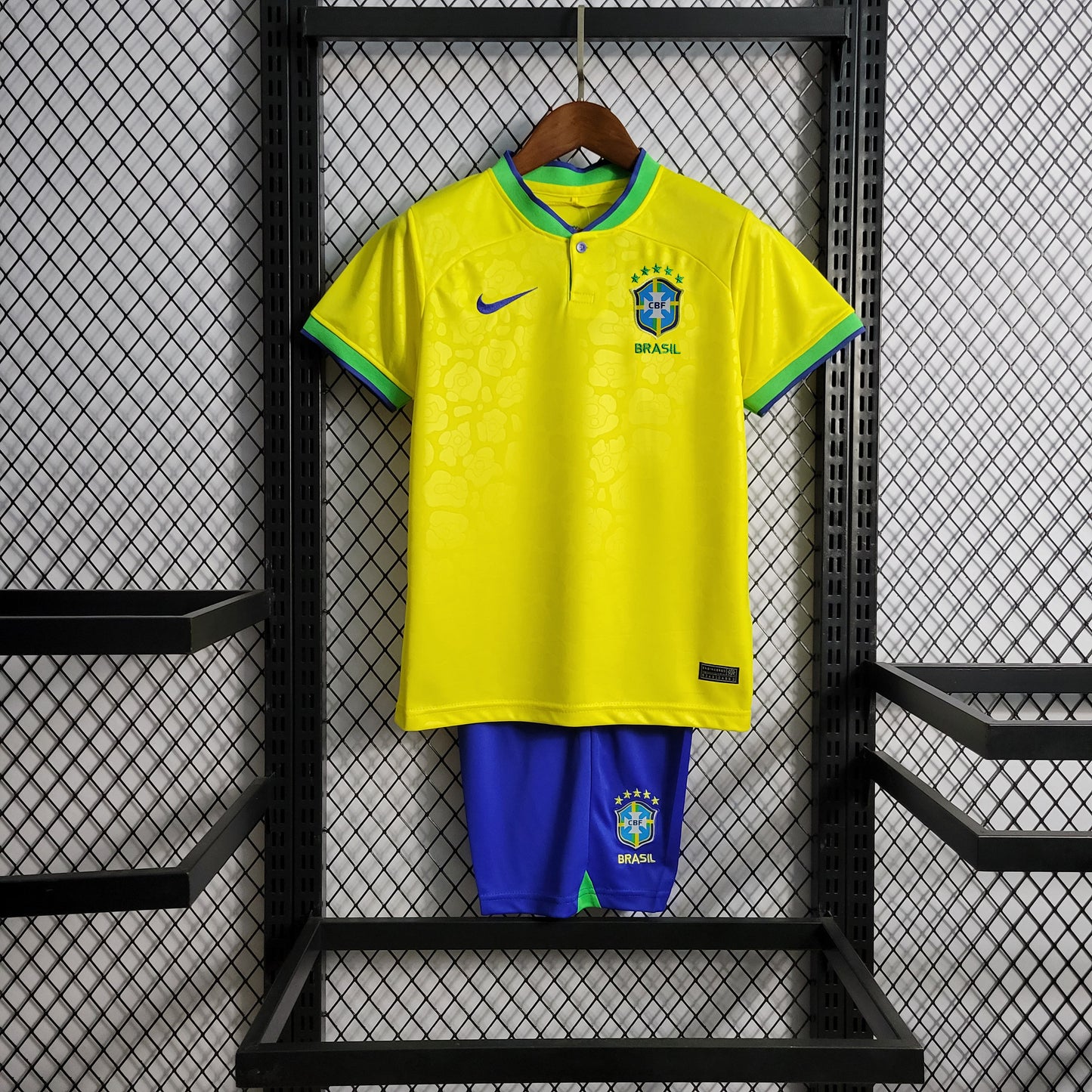 22/23 Brazil Home Kids Size: 16-28 | 巴西甲级联赛/Brazilian Serie A | M1-1 | Betty ali Chinese suppliers