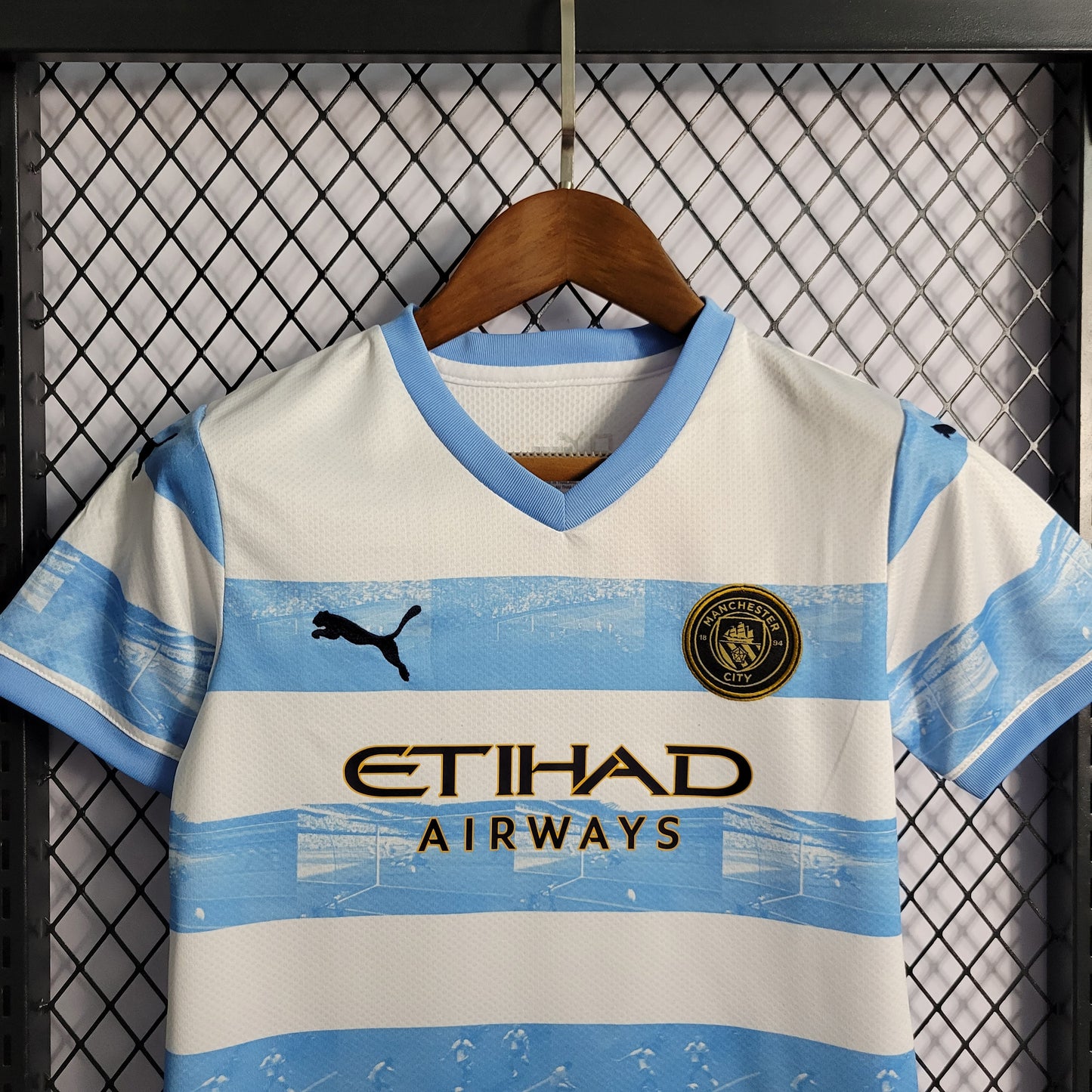 22/23 kids kit Manchester City Limited Edition Blue and White size:16-28 | 儿童套装 | M2-1 | Betty ali Chinese suppliers