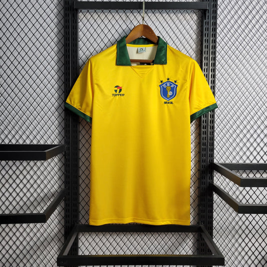 Retro 1988/1990 Brazil Home Size S-XXL | 复古/Retro | R | Betty ali Chinese suppliers