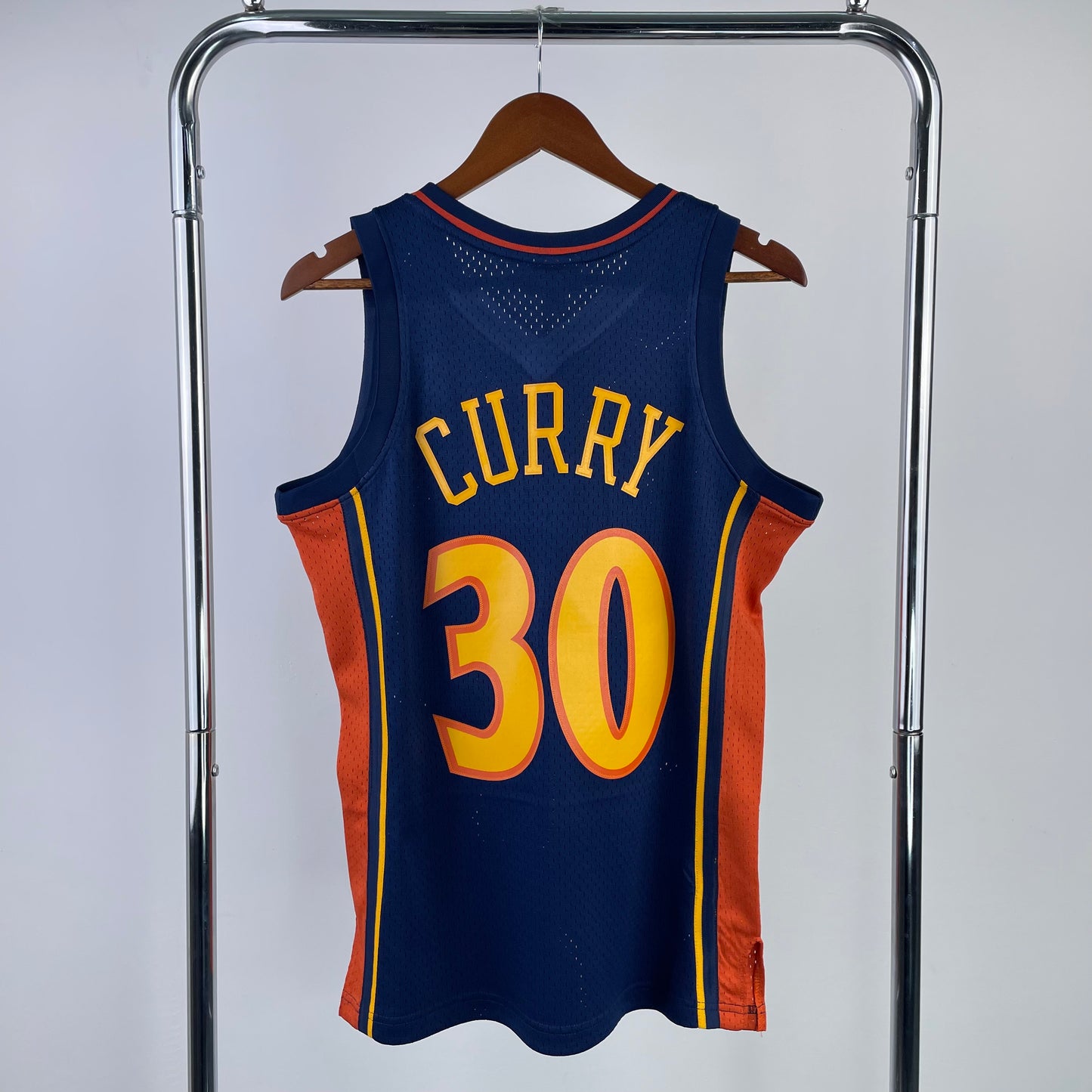 MN hot-pressed retro jersey: SW Warriors 09/10 season rookie navy blue NBA : #30 | NBA | NBA | Betty ali Chinese suppliers