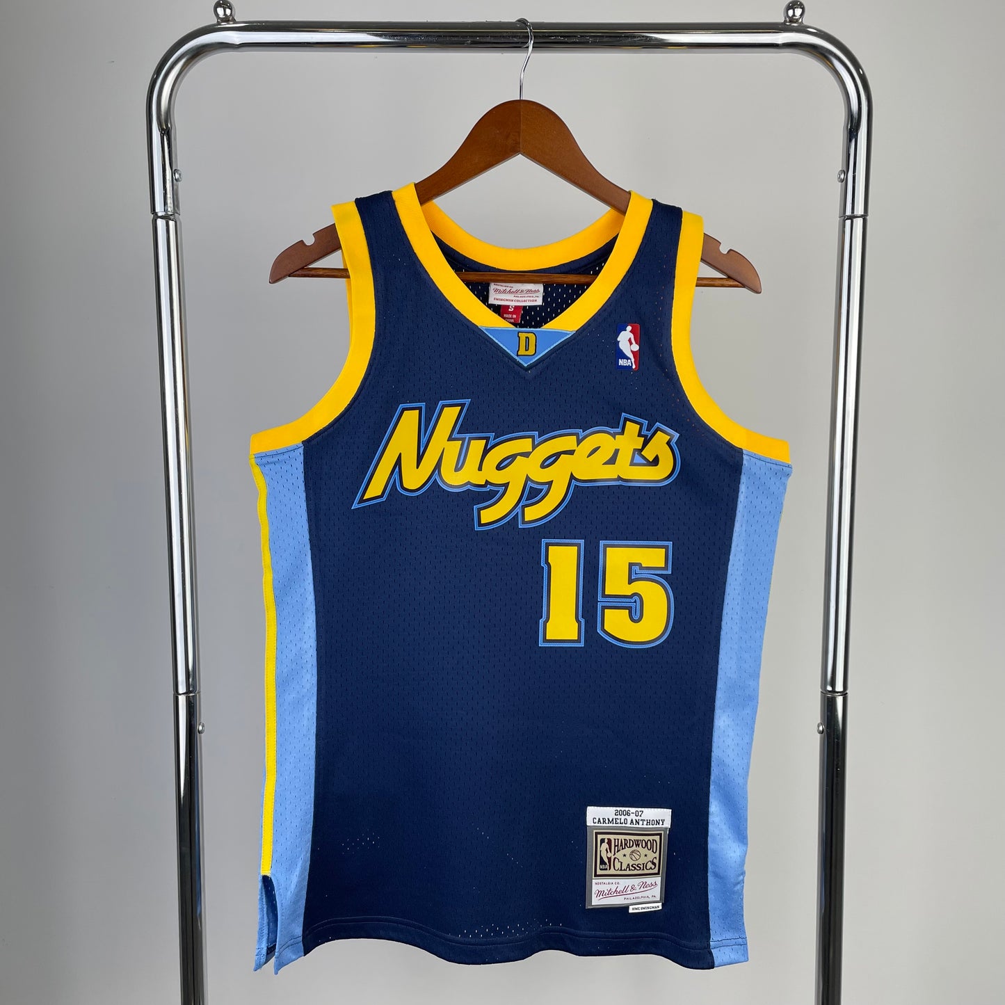 MN hot-pressed retro jersey: SW Nuggets 06/07 season navy blue NBA : #15 #3 | NBA | NBA | Betty ali Chinese suppliers