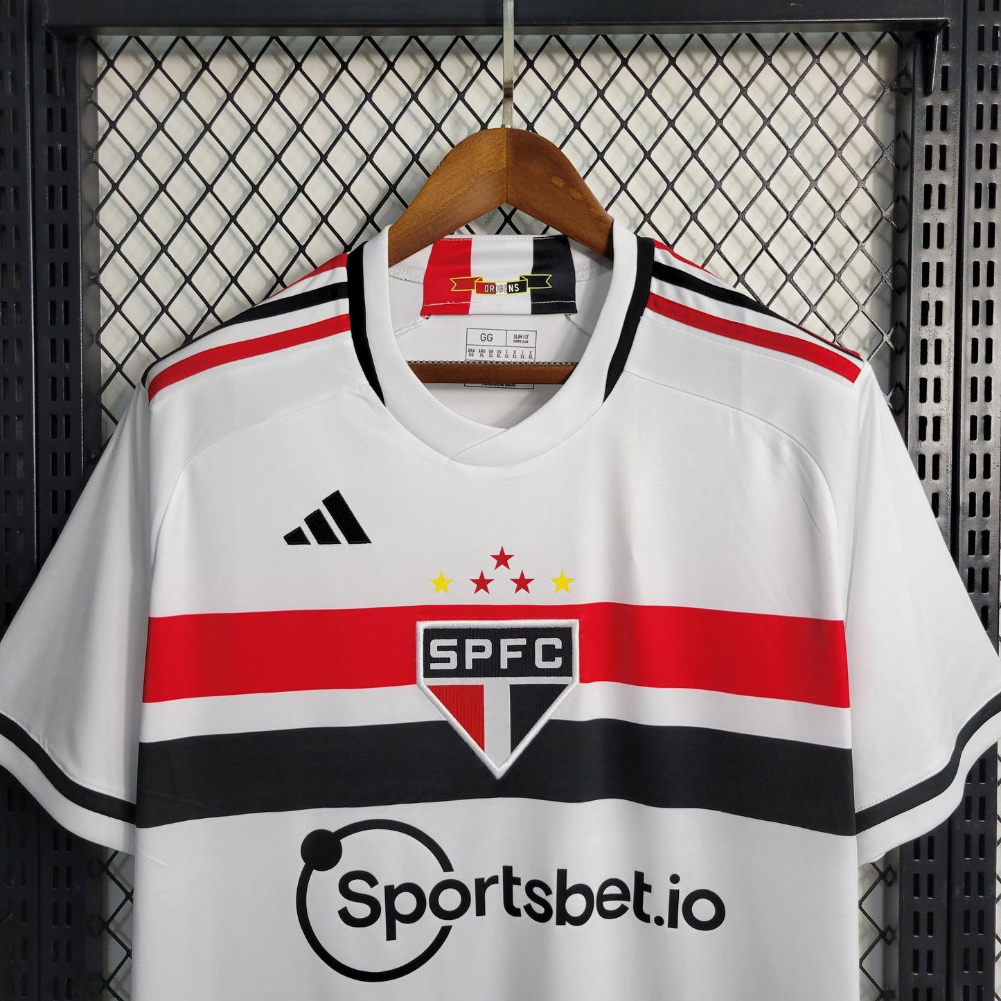 23-24 Sao Paulo Home Size S-4XL (Men's Fan Edition） | 衬衫 | M1-1 | Betty ali Chinese suppliers