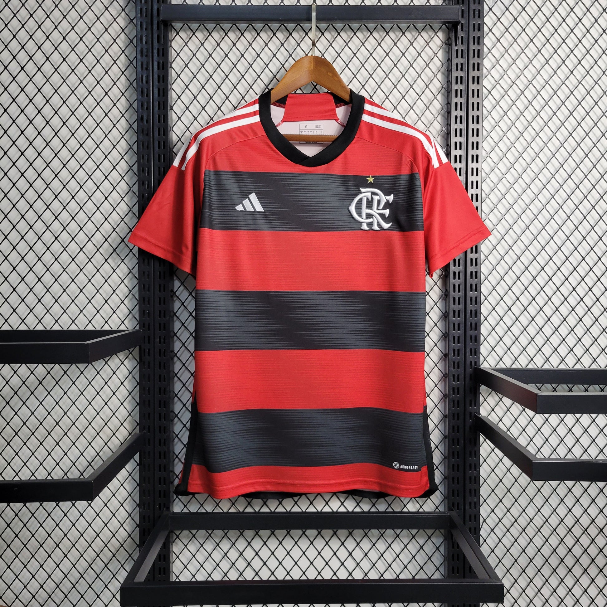 23-24 Flamengo home size S-4XL（Men's Fan Edition） | 衬衫 | M1-1 | Betty ali Chinese suppliers