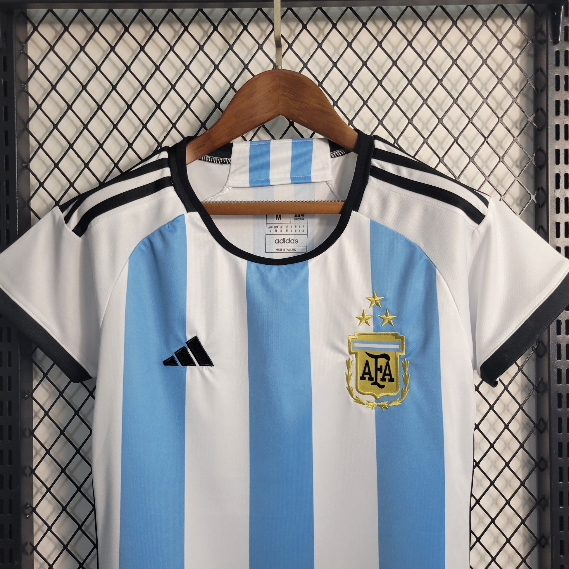 22-23 Women's wear Argentina home 3-star size S-XL（Ladies' Fan Version） | 衬衫 | M3-9 | Betty ali Chinese suppliers