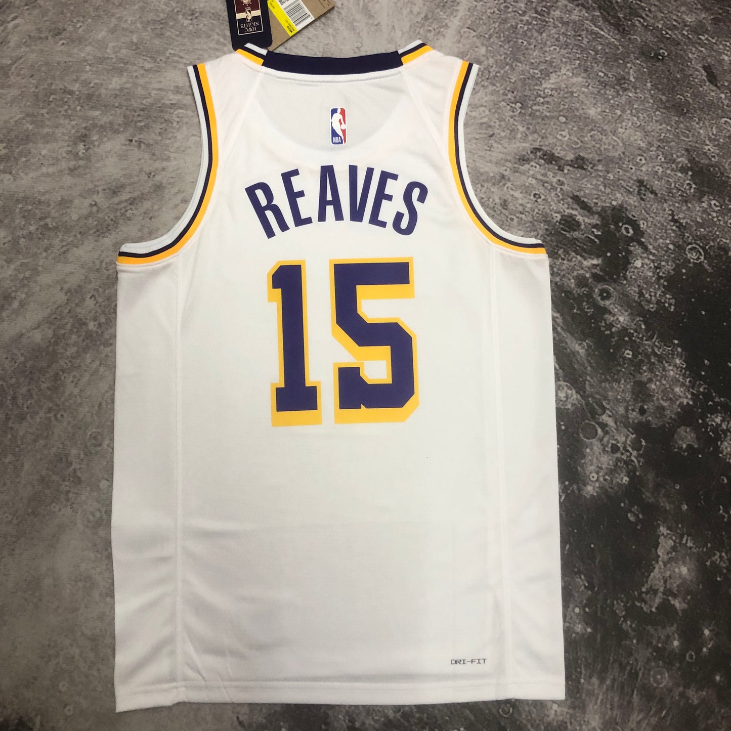 23 season Lakers round neck white #15 Rivers NBA | NBA | NBA | Betty ali Chinese suppliers