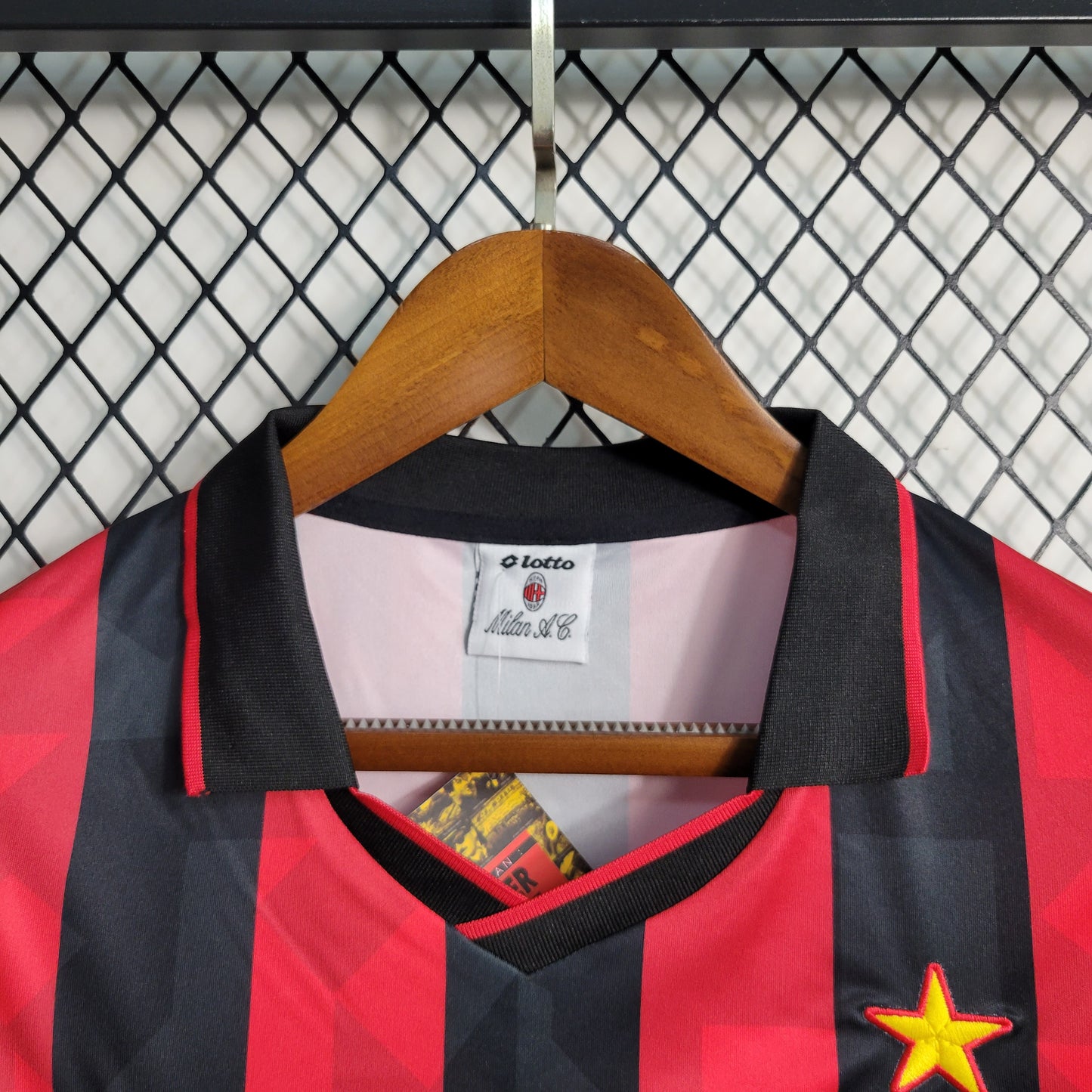 Retro 93-94 AC Milan Home Size S-XXL | 复古/Retro | R | Betty ali Chinese suppliers