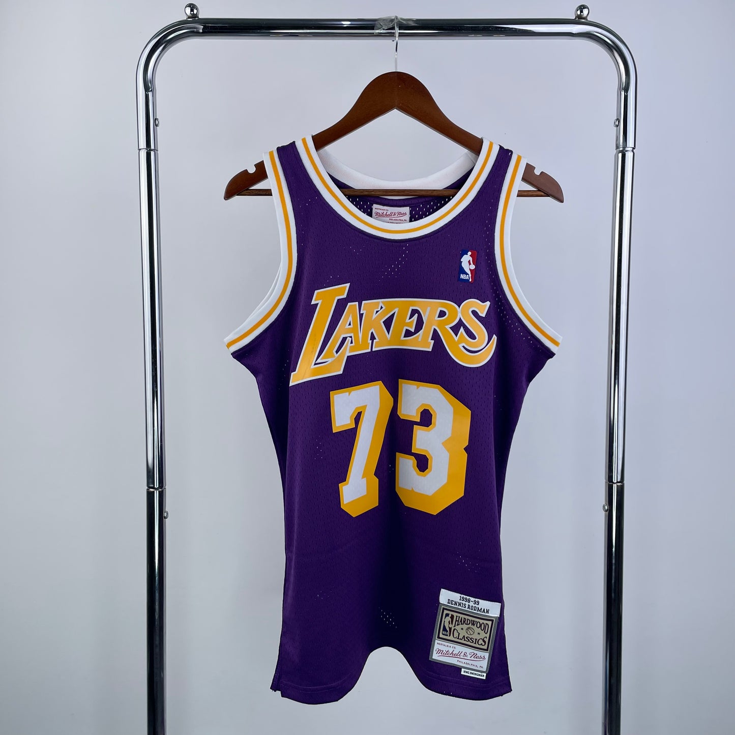 MN hot-pressed retro jersey: SW Lakers 98/99 season round neck purple #73 NBA | NBA | NBA | Betty ali Chinese suppliers