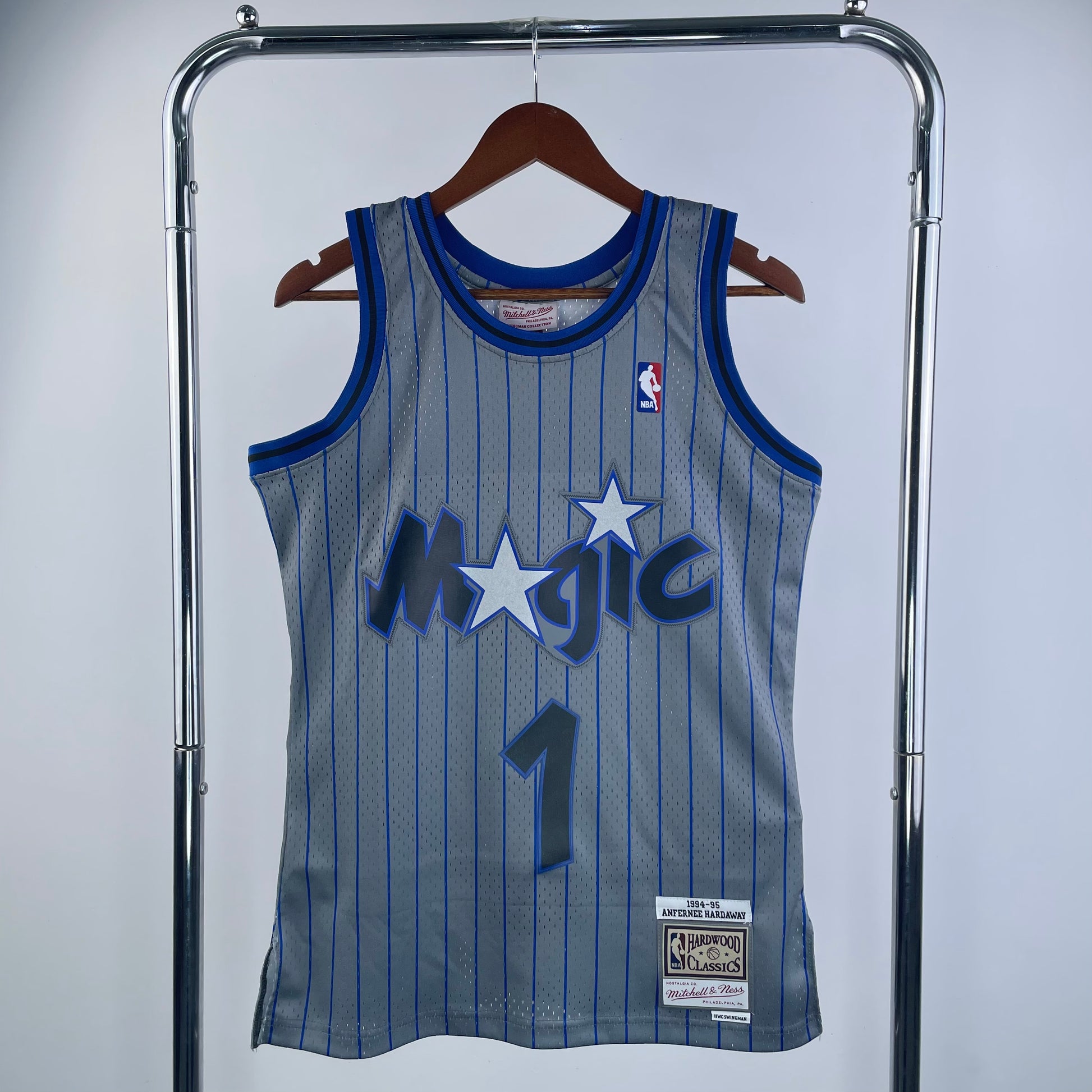 MN hot-pressed retro jersey: SW Magic 94/95 season gray NBA : #1 | NBA | NBA | Betty ali Chinese suppliers