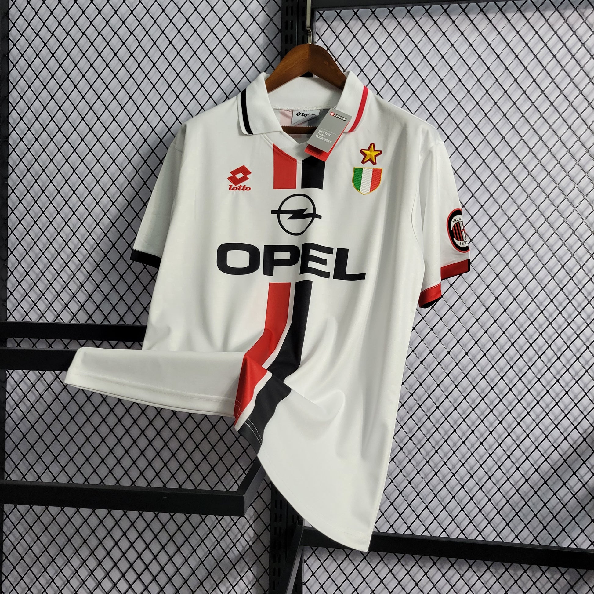 Retro 95/97 AC Milan away S-XXL | 复古/Retro | R | Betty ali Chinese suppliers