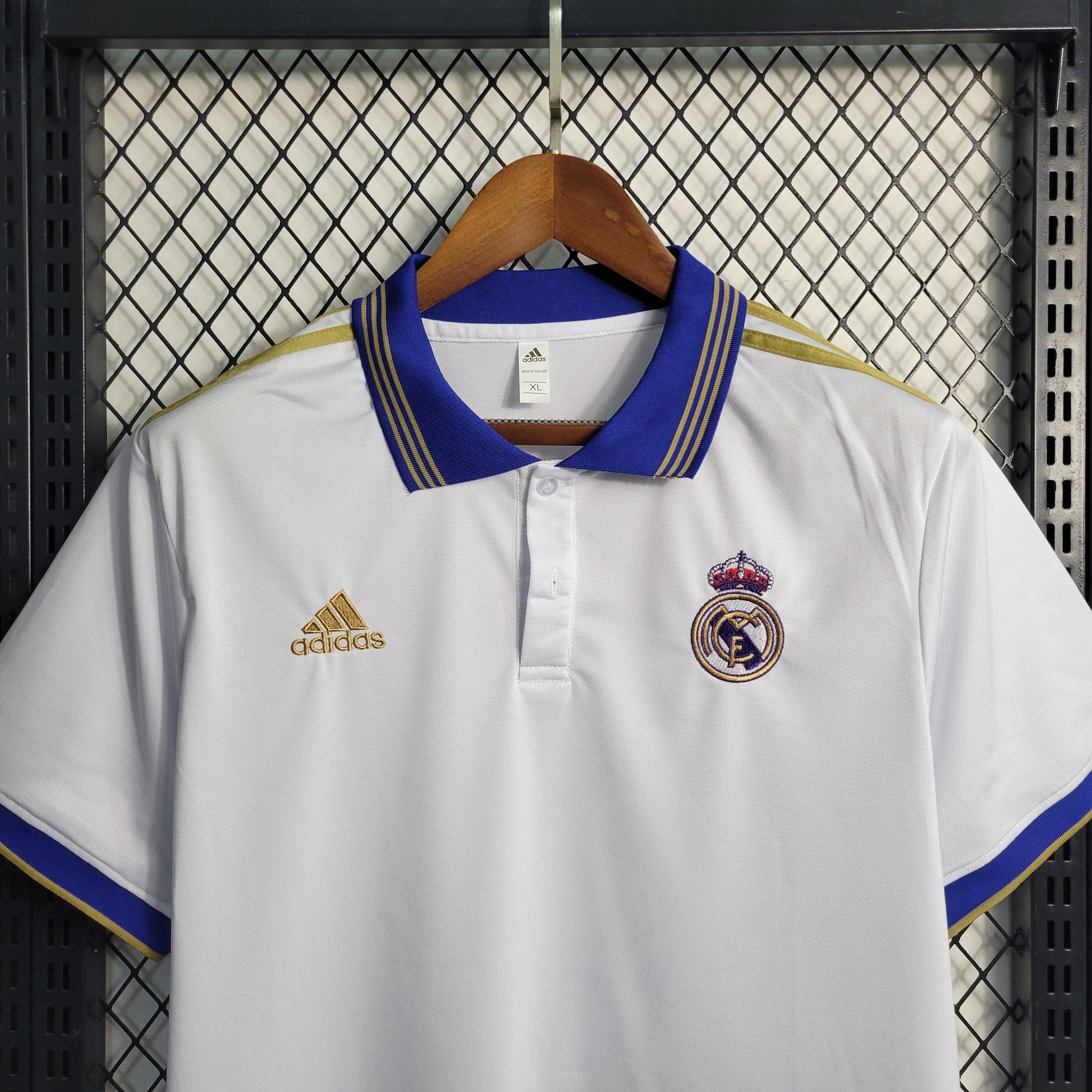 23-24 Real Madrid White POLO Size S-XXL（Men's fan version） | 衬衫 | M2-3 | 中国供应商