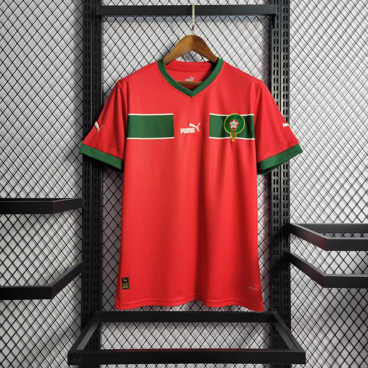 22/23 Morocco home S-XXL（Men's Fan Edition） | 衬衫 | M3-22 | Betty ali Chinese suppliers