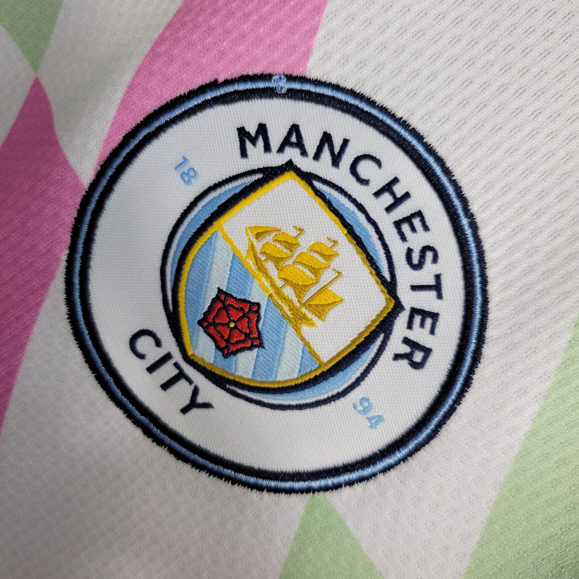 23-24 Manchester City white training suit size S-4XL(Men's Fan Edition) | 衬衫 | M2-1 | 中国供应商